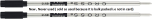 Cross Ballpoint Pen Refill - Black - Medium - Bulk Pack