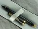 Cross Solo  Black Lacquer  and 23KT Gold Classic Duo Gel ink Rollerball Pen . Made in Japan