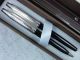 Cross Century II Sterling Silver and Black Lacquer Tuxedo Gel ink Rollerball Pen and Pencil Set