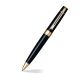 Sheaffer Gift Set ft. Glossy Black 300 Ballpoint Pen with Gold Trims and Credit Card Holder