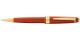 Bailey Light Polished Amber Resin and Gold Tone Ballpoint Pen