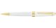 Bailey Light Polished White Resin and Gold Tone Ballpoint Pen